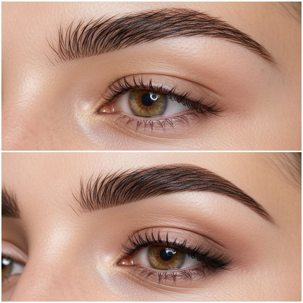 Brow lamination results
