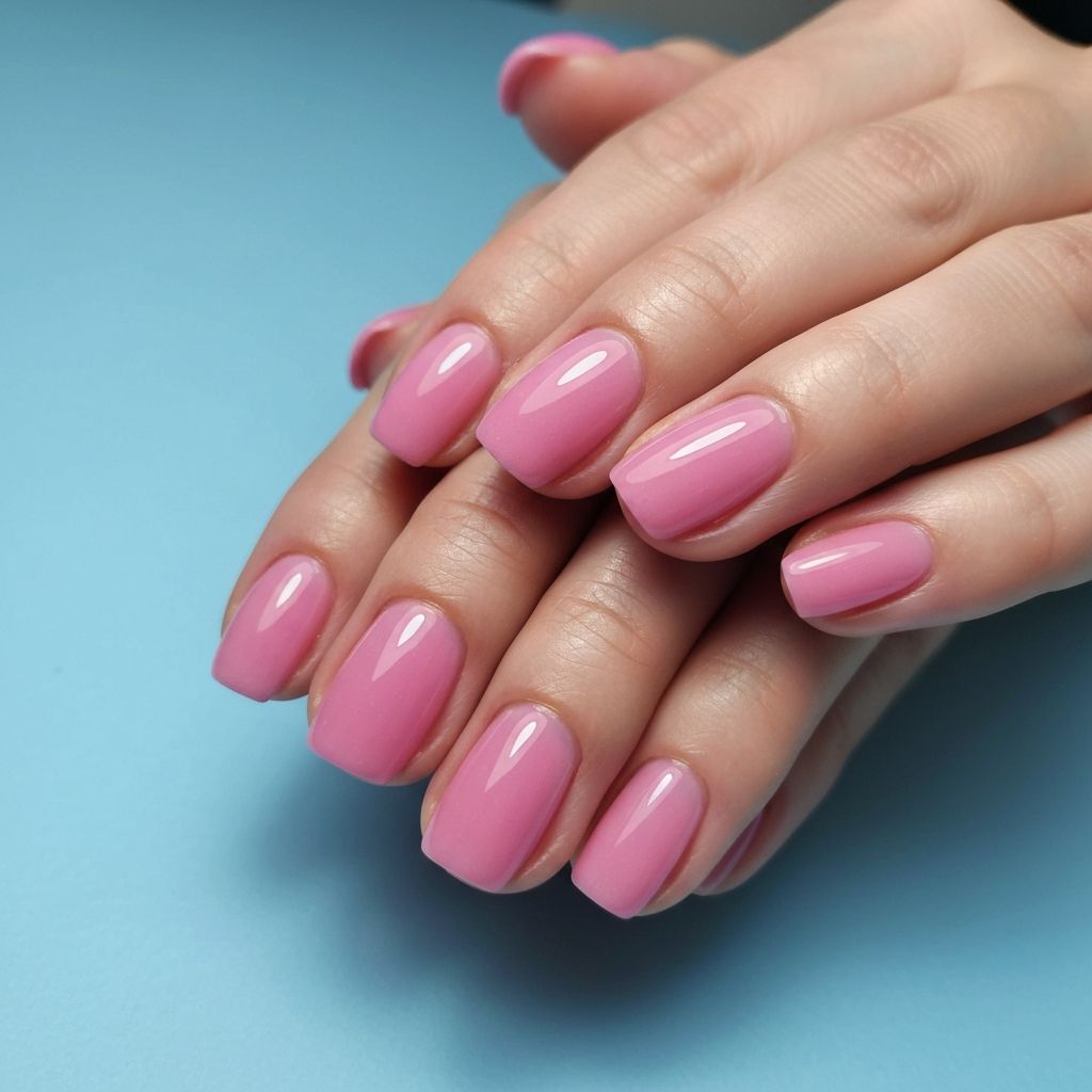 Professional gel manicure