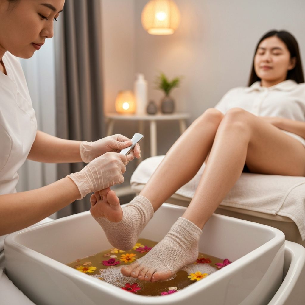Spa pedicure treatment